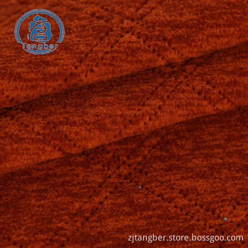tricoté 100% polyester en gros tissu polaire velours soyeux